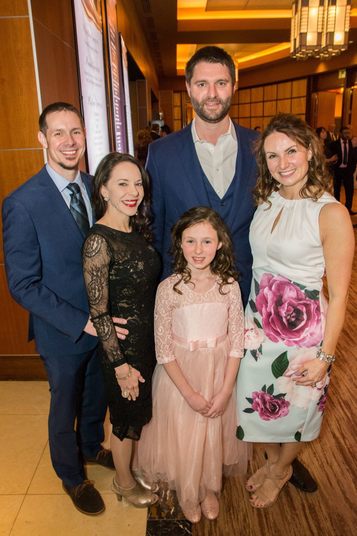 Donnie and Emily Goeller, Adam and Susie Glosier, Penny Glosier (8.5 yo)